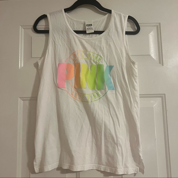 LOVE PINK colorful ombré tank - Picture 3 of 11